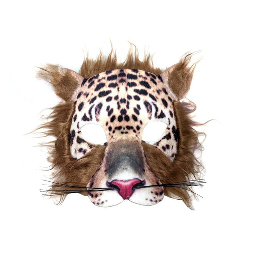 Printed Leopard Mask with Hair - Everything Party