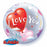 Qualatex Bubble 56cm (22") I Love You Heart Balloons - Everything Party