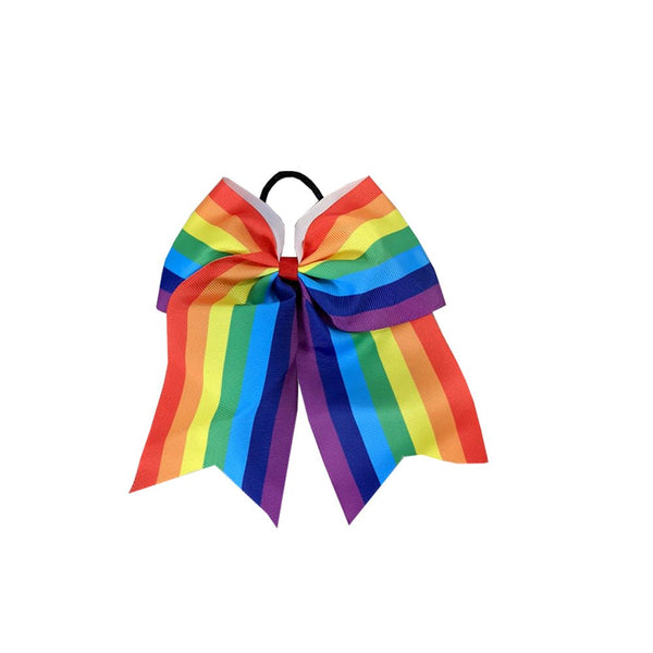 Rainbow Bowknot Hair Bow - Everything Party