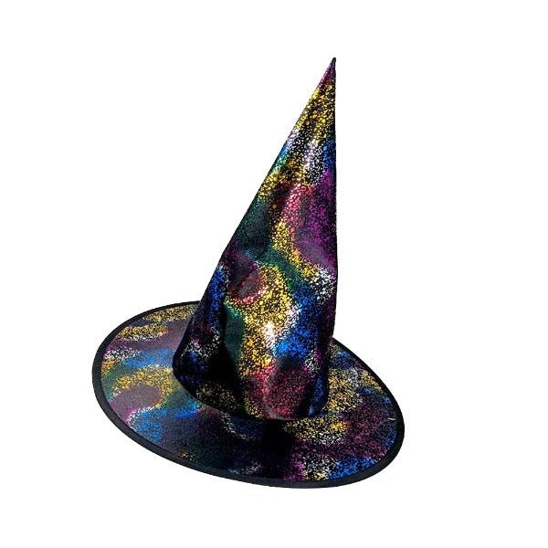Rainbow Holographic Witch Hat - Everything Party
