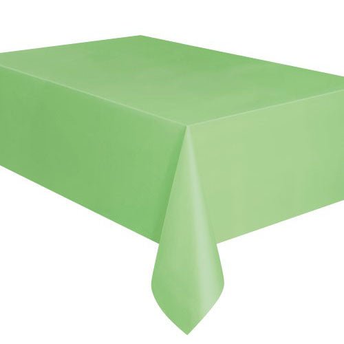 Rectangle Plastic Tablecover - Apple Green - Everything Party