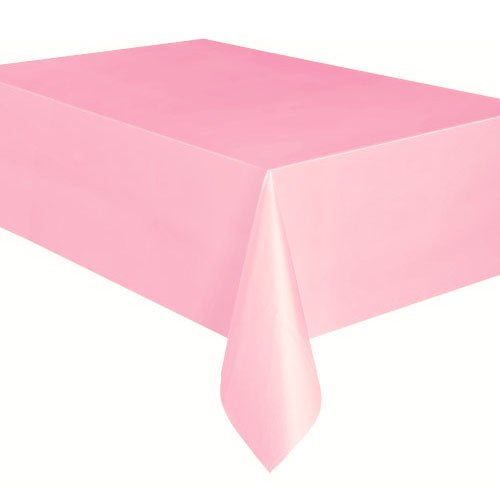 Rectangle Plastic Tablecover - Lovely Pink - Everything Party