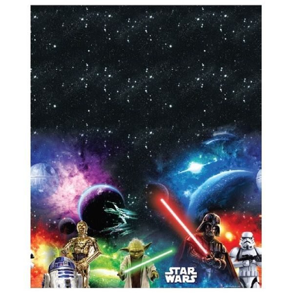 Rectangle Star Wars Plastic Tablecloth - Everything Party