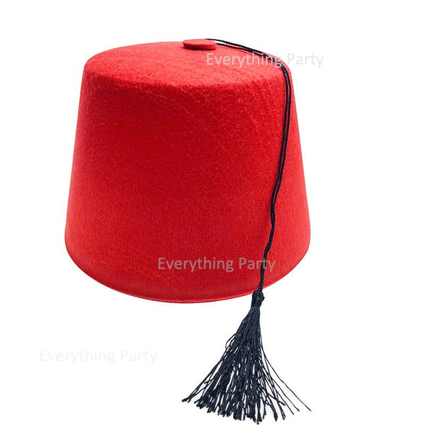 Red Fez Hat - Everything Party