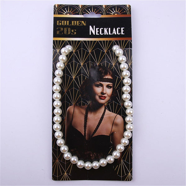 Roaring 20s Flapper Faux Necklace - Everything Party