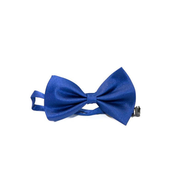 Royal Blue Satin Bow Tie - Everything Party