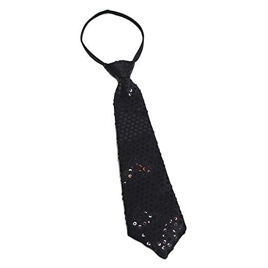 Sequin Necktie (Gold, Silver, Black, Hot Pink, Purple, Red) - Everything Party