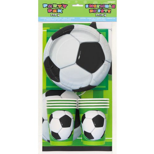Soccer Ball Party Set for 8 People - Everything Party