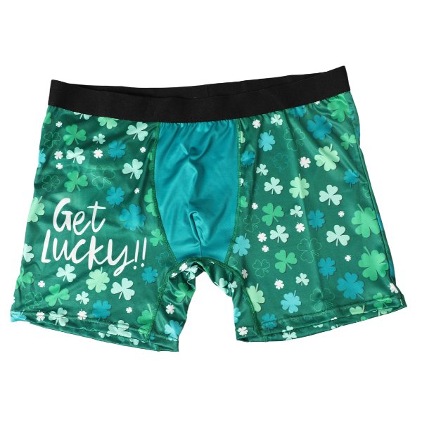 St Patrick's Day Get Lucky Men's Briefs - Everything Party
