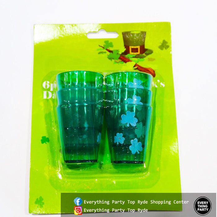 St Patrick's Day - Green Shot Glasses 6pk - Everything Party