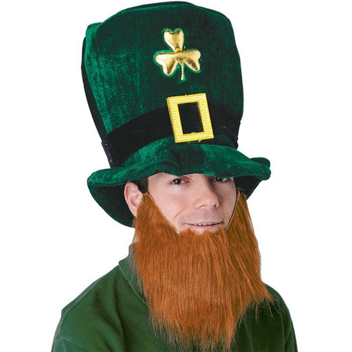 St Patrick's Day Leprechaun Hat with Beard - Everything Party