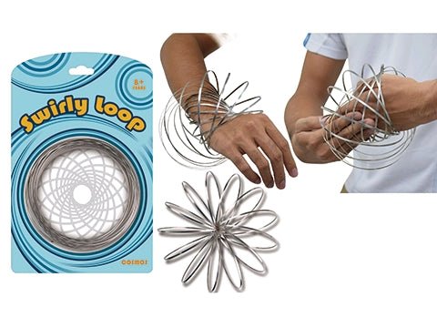 Stainless Steel Magic Ring / Swirly Loops - Everything Party