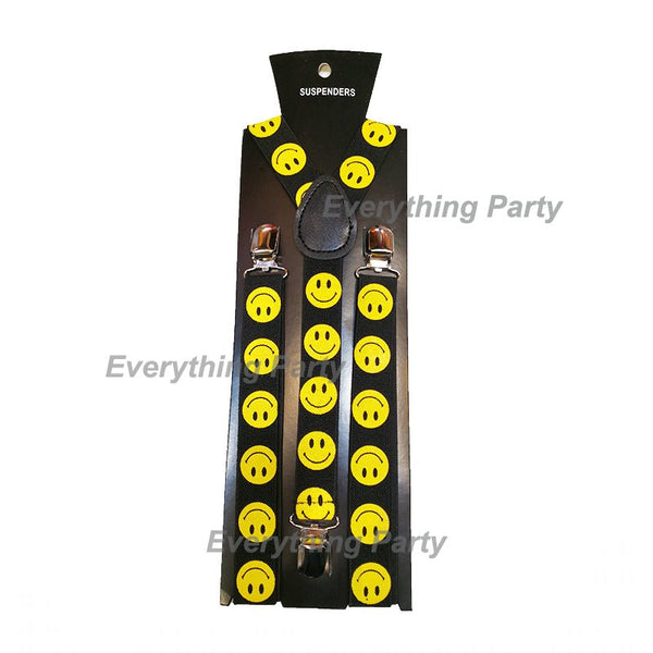 Suspenders with Smiley Face - Everything Party