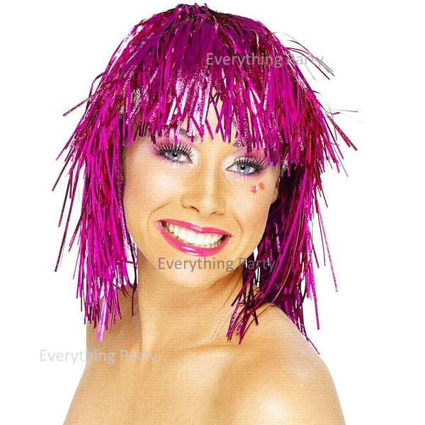 Tinsel Wig - Hot Pink - Everything Party