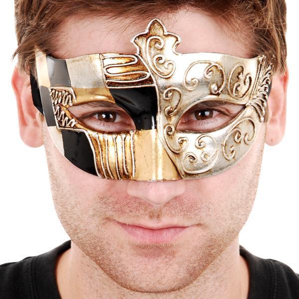 TIVOLI Warrior Metallic Masquerade Eye Mask - Everything Party