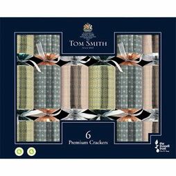 Tom Smith 6 Premium Christmas Crackers Dinner Cube - Everything Party