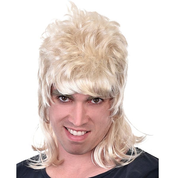 Tomfoolery Deluxe Dazza Mullet Blonde Wig - Everything Party