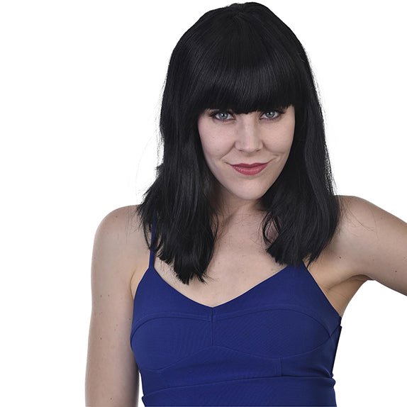 Tomfoolery Deluxe Rachel Black Middle Length Wig - Everything Party