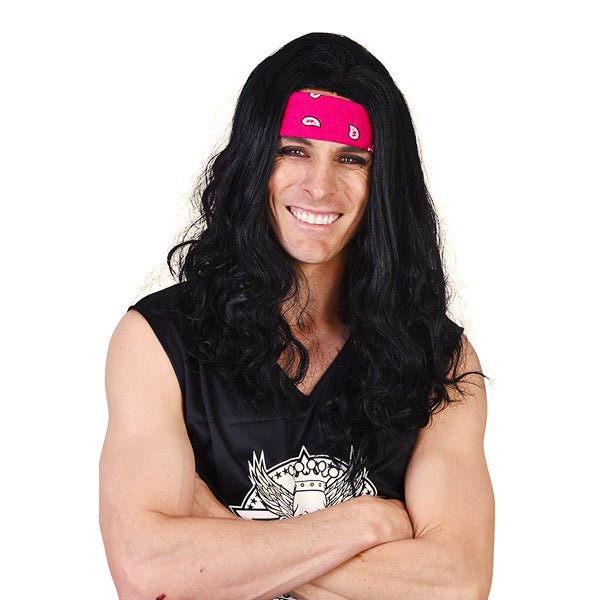 Tomfoolery Deluxe Ritchie Long Black with Headband - Everything Party