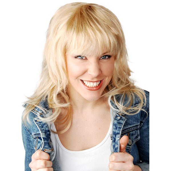 Tomfoolery Deluxe Shazza Layered Blonde Wig - Everything Party