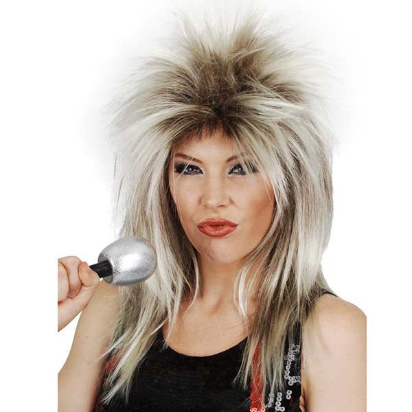 Tomfoolery Deluxe Tina Blonde 80's Rocker Wig - Everything Party