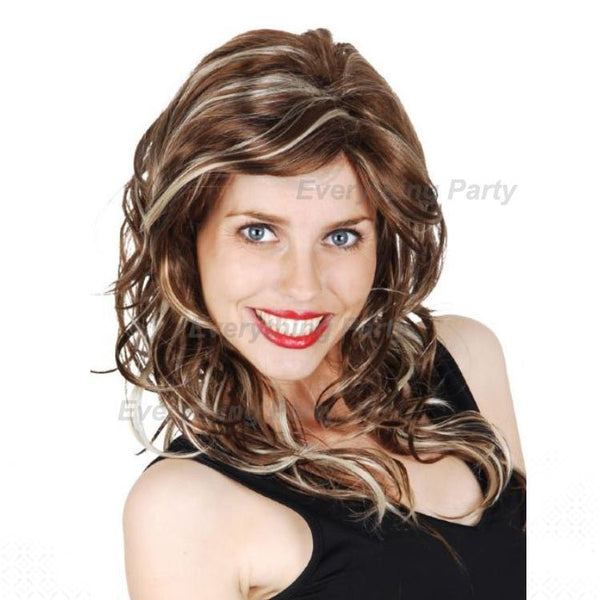 Tomfoolery Deluxe Yasmine Wavy Brown & Blonde Wig - Everything Party