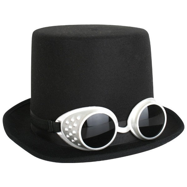 Top Hat with Steampunk Goggles - Everything Party