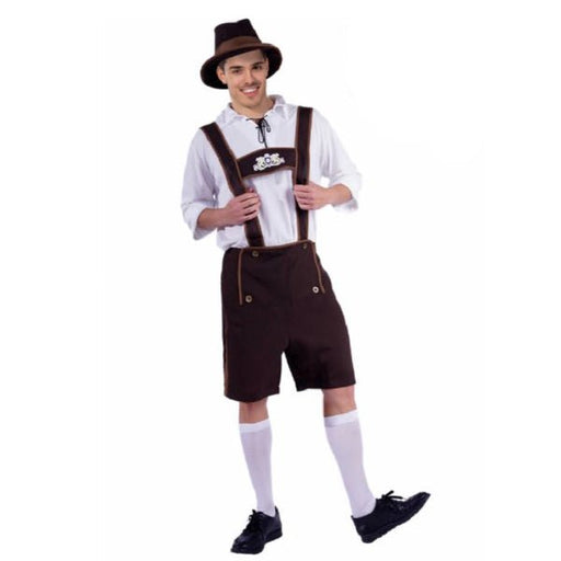Traditional Oktoberfest Lederhosen Bavarian Beer Man Costume - Everything Party