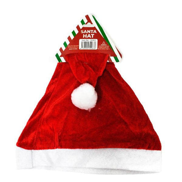 Traditional Velvet Christmas Santa Hat - Everything Party