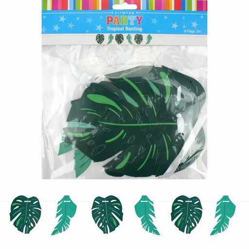 Tropical Palm Leaves Garland Bunting - Everything Party