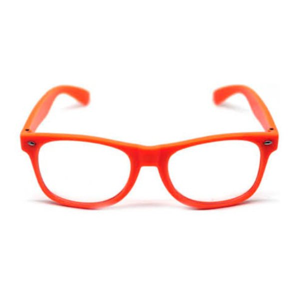 Wayfarer Party Glasses - Orange - Everything Party