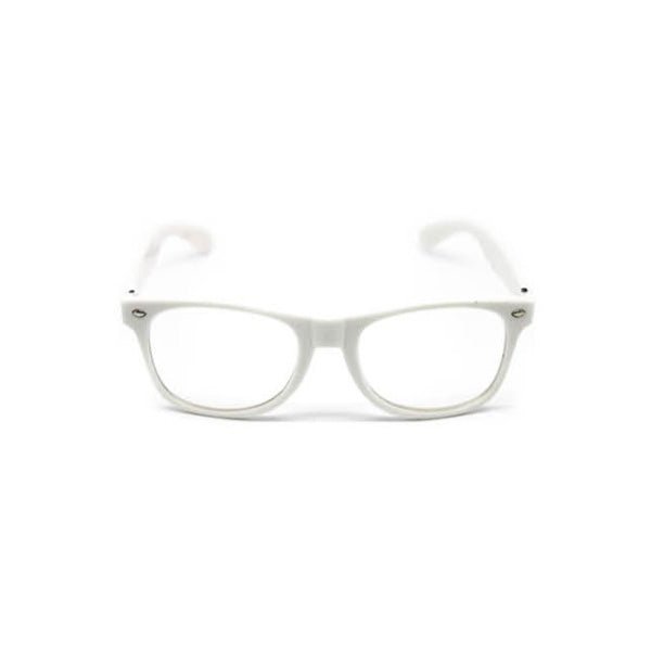 Wayfarer Party Glasses - White - Everything Party
