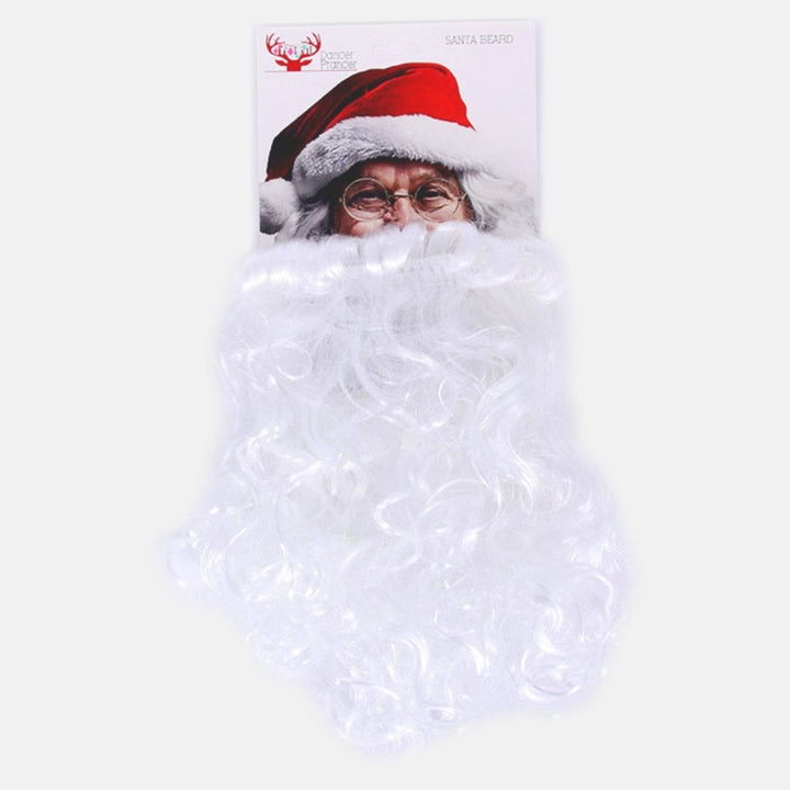 White Santa Beard Costume Accessory - Everything Party