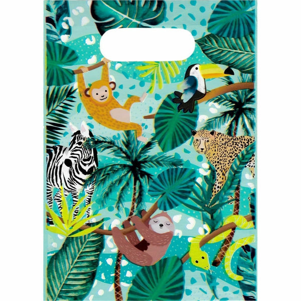 Wild Jungle Safari Party Bags 8pk - Everything Party