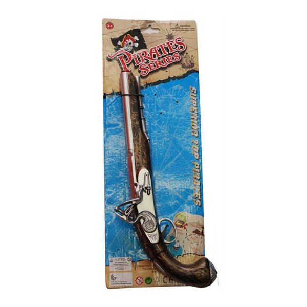Wooden Look Plastic Pirate Musket Toy Gun - Everything Party