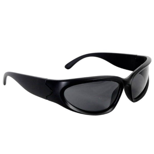 Wrap Scifi Spy Party Glasses - Black - Everything Party