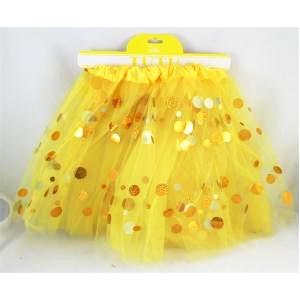 Yellow Tutu with Spotted Tulle - Everything Party